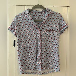 VERY RARE Roller Rabbit Love Lady Bug Pajama top